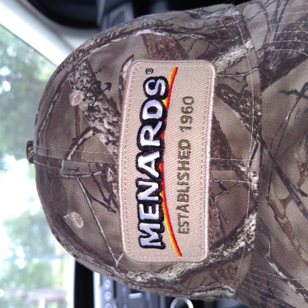 Menards Established 1960 Stitched Patch Camo Stra… - image 2